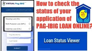 How to check the status of your PAG-IBIG HOUSING LOAN, MPL LOAN and CALAMITY LOAN ONLINE?