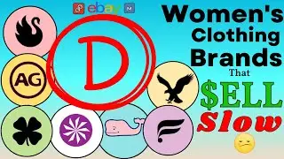 103 Slow selling Women's Clothing Brands on EBAY |% Sell Through Rate| Slow Selling Brands