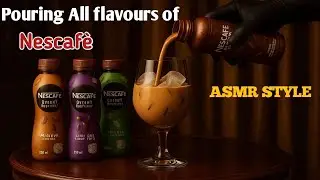 Pouring Every Nescafe Flavour in Relaxing ASMR | Coffee Lovers’ Dream ☕🎧