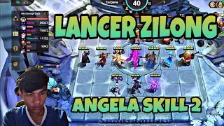 UNBELIEVABLE ZILONG AND CADIA ANGELA TOGETHER | MAGIC CHESS BEST SYNERGY COMBO TERKUAT