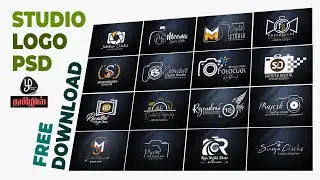 studio logo psd design free download photography studio logo psd