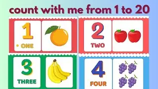 Counting 1&ndash;20 for Toddlers 🧸 /Numbers 1 to 20 |Learn Numbers 1 to 20 for Kids