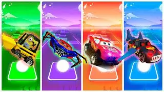 4.1 Tiles hop  Minion Excavator 4 vs McQueen Spider Eater vs McQueen Monster 2  vs McQueen Shark