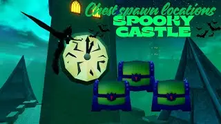 Chest spawn locations in the spooky castle world 2025. Dragon Adventures