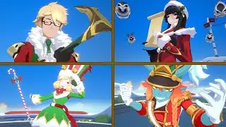 Omega Strikers - All New Holiday Skins Art, Gameplay, and MVP
