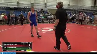 Junior Boys 195 Brennon Braud OH Vs Dylan Fishback OH
