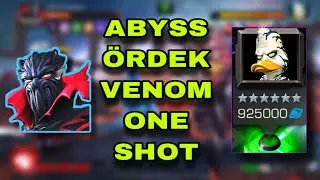 ABYS EKS.&Ouml;RDEK VENOM | &Uuml;ST&Uuml;N SEMBİYOT | ONE SHOT MARVEL CONTEST OF CHAMPİONS