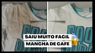 Como tirar MANCHA SECA de caf&eacute;/caf&eacute; com leite de roupas. Tira MANCHA de CAF&Eacute; de roupa j&aacute; lavada