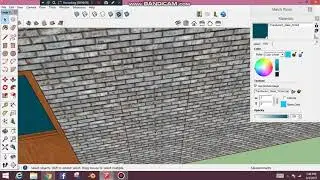 Sketchup door push and pull.