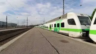 R-Juna 9692 4xSm4 saapuu Riihim&auml;elt&auml; Helsingin p&auml;&auml;rautatieasemalle