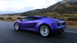 We wrapped my Lamborghini Satin Chrome Purple