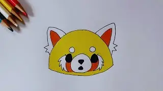 How to draw aggretsuko easy||sanrio charmmy kitty
