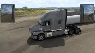 American Truck Simulator Driving around in the Mack Anthem