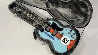 Custom Motorsport SG Guitar by Carrera Guitar