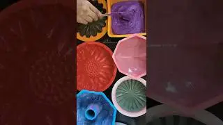 Paste pouring in large moulds #reformingart #gymchalkasmr #shortsyoutube #youtubecontentcreator