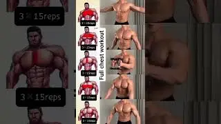 complete 💯 chest workout with donbell #gym #chestonfire #nopainnogain #gymlover #pecsworkout