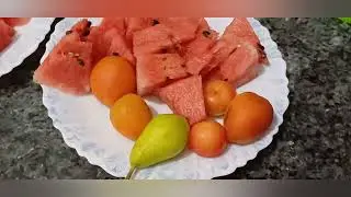 Klasik Yaz Meyve Tabağı//Classic Summer Fruit Platter
