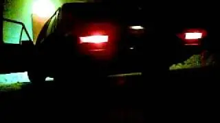 My 1982 Audi 100 c2 (typ43), shooting flames