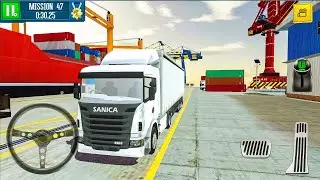 Cargo Crew Port Truck Driver New Vehicle (Euro Freight) #9 - Android Gameplay FHD
