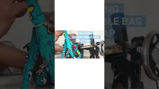 LET&rsquo;S MAKE A BAG STRAP | FABRIC AFRICAN PRINT ANKARA STRAP #ankarabag #shortvideo #handbag