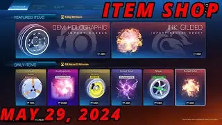 May 29 Rocket League Item Shop: TITANIUM WHITE AIR STRIKE GOAL EXPLOSION!
