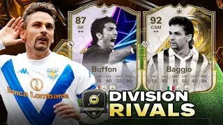 ลุย Divsion Rivals ไอดีหลัก w/ 92 Baggio & 87 Buffon 🇮🇹💙 - FC 25 Ultimate Team