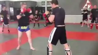 Checking kicks Muay Thai combination-Fusion Fitness MMA