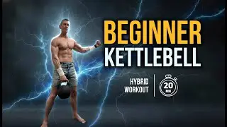Full Body Single-Kettlebell Workout for Beginners #kettlebellworkout #homeworkout