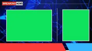 Breaking News Template Free Green Screen Background 2025 