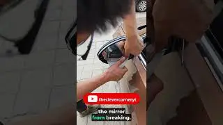 I'll show you how to replace this side mirror glass at home.