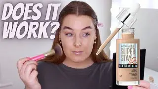 NEW Maybelline Superstay Skin Tint Review, Wear Test & First Impressions