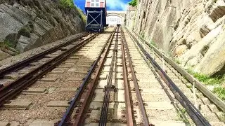 Funicular Railway Ride in Hastings, East Sussex #funicular #railway #hastings #sussex