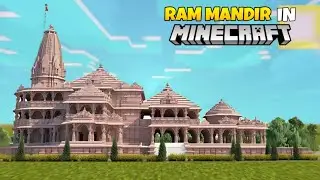 Building Ram Mandir🚩 in Minecraft: Pocket Edition | EpicEdge