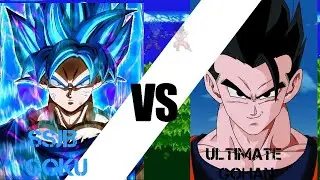 Super saiyan blue goku Vs Ultimate Gohan [Short sticknodes animation]