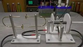 Point discharge experiment