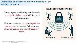Spectrum Sharing Strategies for Secure and Efficient 6G Networks | TGGS Presentation