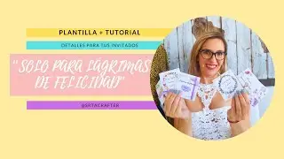 Detalle ceremonia ¡Solo lágrimas de felicidad! TUTORIAL + PLANTILLA editable con CANVA