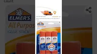 Elmer&rsquo;s All-Purpose Glue Sticks, 0.77oz. Glue Sticks, 3 Count  #coupon #booktok  #discount