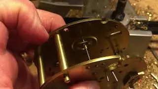 French Clock movement bushing repair video