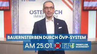 Herbert Kickl warnt: Bauernsterben durch ÖVP-System