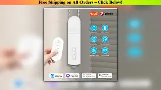 Zigbee Smart Electric Motorized Chain Roller Shutter Blinds Motor Tuya Smart Home Automation Work