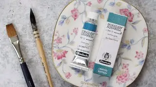 Ocean Grey Watercolor by Schmincke Horadam Watercolors and Cesc Farré