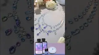 DIY Dreamy Crystal Necklace | UV Resin Jewelry Tutorial ✨