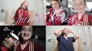 winter break vlog | deep cleaning, skin care, cheerleading | 