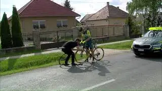Bevilacqua Simone (Vini Zab&ugrave; - Pro Cycling Team) ker&eacute;kcser&eacute;je | 3. szakasz | Tour de Hongrie | 2021