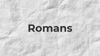 Introduction to the Book of Romans | Holy Bible - Indian Sign Language Version (ISLV)