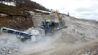 UJ 540 Sandvik  in Norway - special coarse fraction