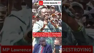 MP Lawrence Mpuru Aburi SLAMMING former DP Gachagua in Meru County in front of Ruto