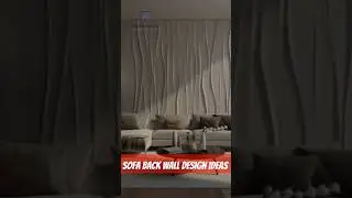 Sofa back wall design ideas. #interiordesign #decoration #sofa #walldecor #shortsfeed #shorts #viral