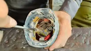 Grinder Field Coil Fitting Easy Method in Urdu | Full Repair Tutorial